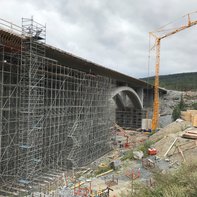 Saggrenda Brücke, Norwegen